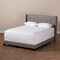 Baxton Studio Lisette Modern Grey Upholstered King Size Bed 150-8848 - alternate 4